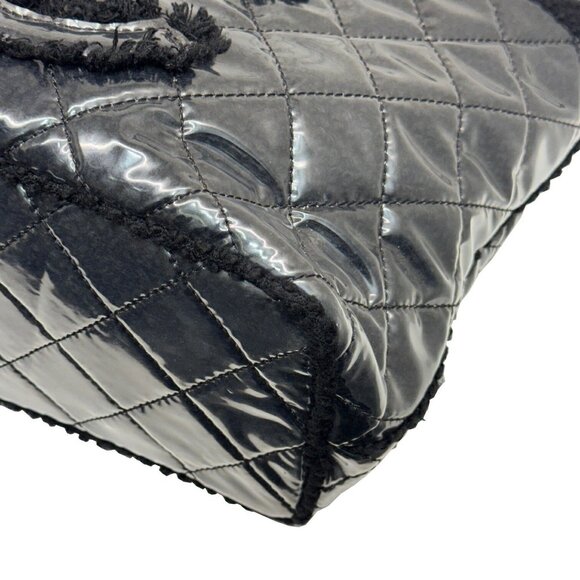 CHANEL Black Coco Mark Shoulder Bag - Picture 7 of 11